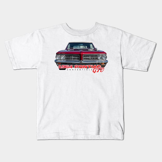 1964 Pontiac GTO Convertible Kids T-Shirt by Gestalt Imagery